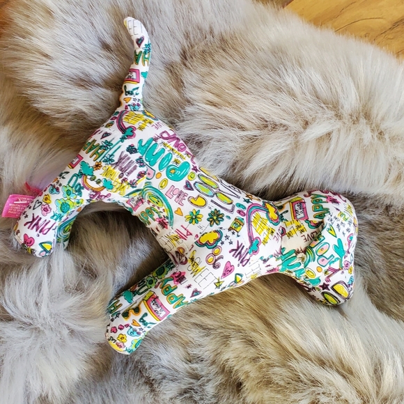 PINK VICTORIA'S SECRET Graphic Dog (EUC) - Picture 3 of 5